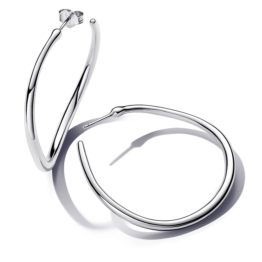 Pandora Organisch Geformte Offene Ohrringe 293299C00