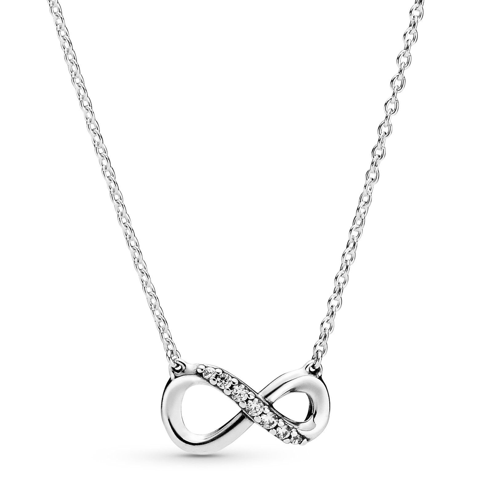 Funkelnde Unendlichkeits PANDORA Halskette 398821C01
