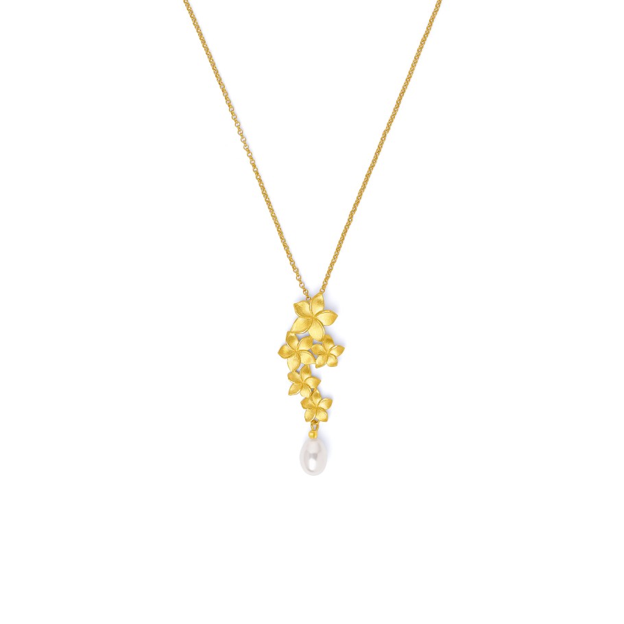 BERND WOLF Fran Halskette aus Gelbgold mit Süßwasserperle – 8611012655