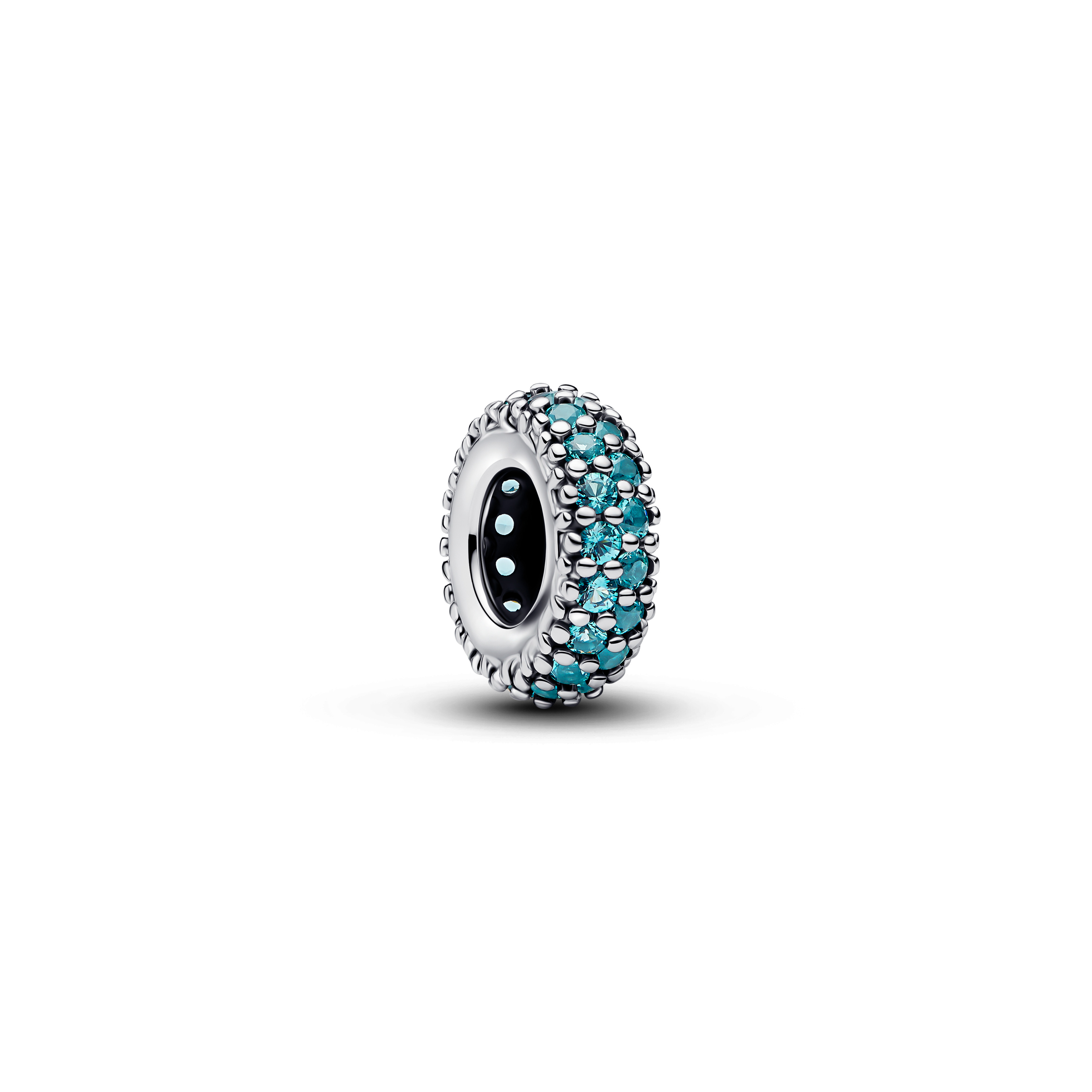 PANDORA Zwischenelement Silber Eisblaue Kristalle 791359C01