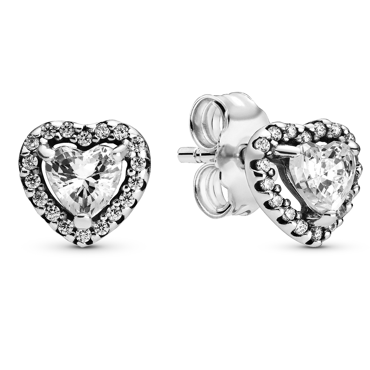 Elevated Hearts PANDORA Ohrrstecker 925er Sterlingsilber 298427C01