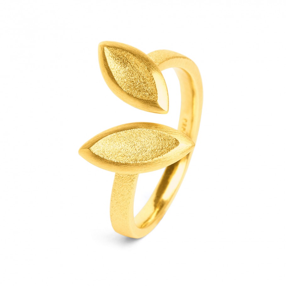 BERND WOLF Navensi Ring 24-Karat-goldplattiert - 52702506