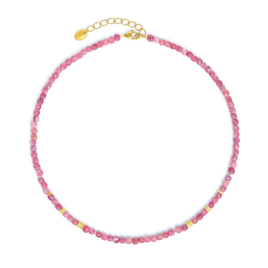 BERND WOLF Fabella Halskette mit Pink Turmalin - 8120003116-V46