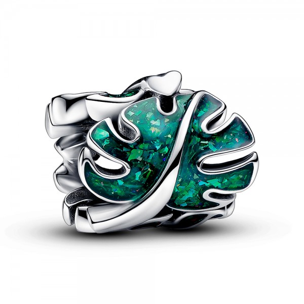 Pandora Grüne Monstera Blätter Charm 793332C01