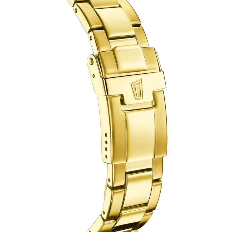 FESTINA Swiss Made Herrenuhr Bicolor Silber Gold - F20044/2