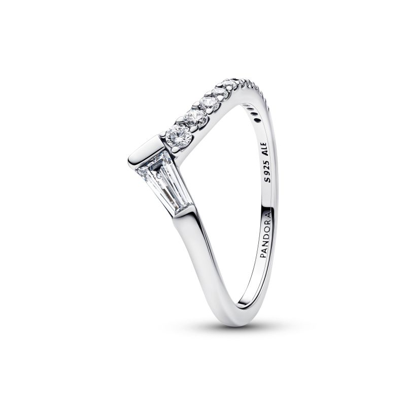 PANDORA Ring Tiara Baguette Pavé mit Zirkonia Silber - 195085C01
