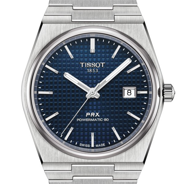 Tissot PRX Powermatic 80 40 mm Automatikuhr Blau mit Edelstahlarmband – T137.407.11.041.00